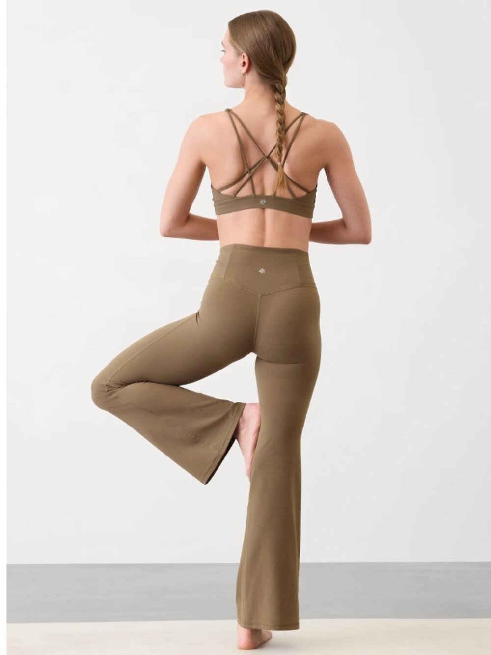 Athleta Ultra High Rise Clay Elation Flare Pants Size Small